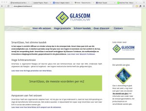 Glascom Tuinbouw website